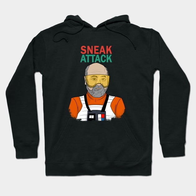 Sneak Attack II Hoodie by mattskilton